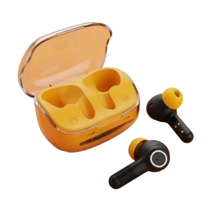 Buds Pro 6 Wireless Earbuds | Transparent Case with ANC/ENC & Powerful Bass