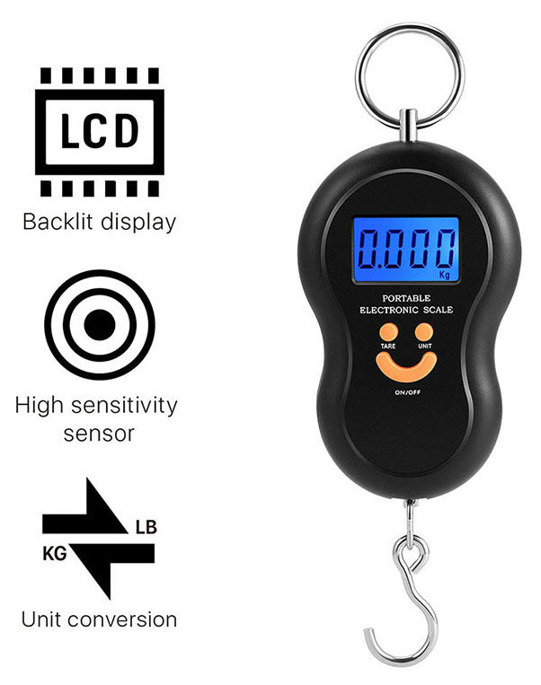 Portable Digital Luggage Scale – Avoid Airline Extra Baggage Fees