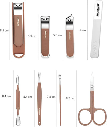 7-Piece Anti-Splash Nail Clipper & Professional Grooming Kit
