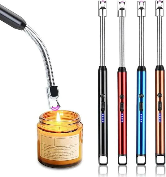 USB Rechargeable Electronic Arc Lighter – Windproof & Flameless