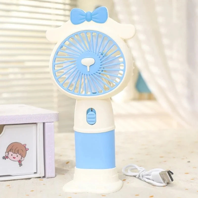 Mini Handheld Rechargeable Fan – USB Portable Cooling Fan