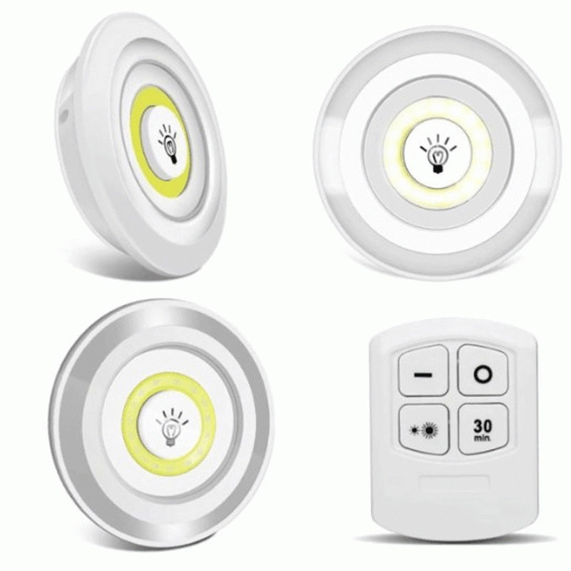 Wireless Tap LED Light with Remote Control ( Pack Of 3)