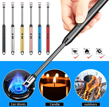 USB Rechargeable Electronic Arc Lighter – Windproof & Flameless
