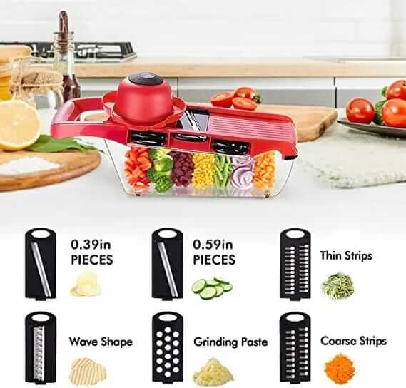 Mandoline 6in1 Vegetable Grater