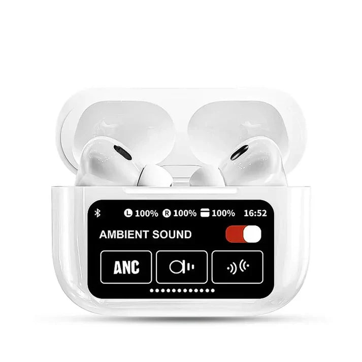 Air A9 Pro Digital Display Case Airpods / Anc/enc Touch Screen Wireless Earbuds