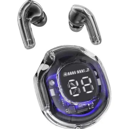 Air39 Crystal Transparent Wireless Earbuds (with Premium Pouch)