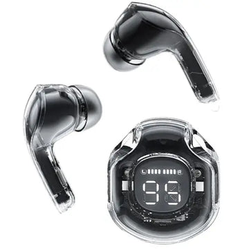 Air39 Crystal Transparent Wireless Earbuds (with Premium Pouch)